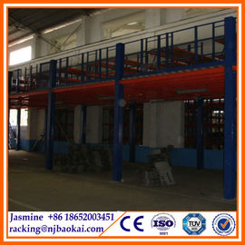 Plataforma do assoalho de mezanino da construção de aço para o armazenamento industrial do armazém