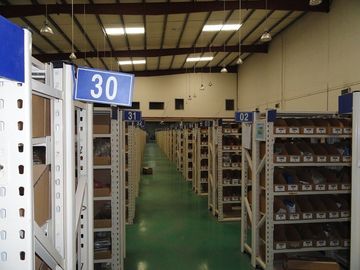 Pálete leve de aço industrial do shelving do dever ajustável para o armazenamento do armazém