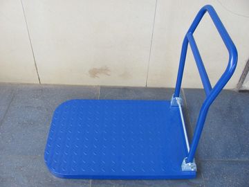 equipamentos de aço dobráveis do armazém do trole 150kg/300kg com corrimão