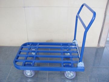 equipamentos dobráveis do armazém do trole do tubo de aço para o supermercado, fábrica