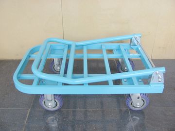 equipamentos dobráveis do armazém do trole do tubo de aço para o supermercado, fábrica
